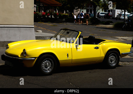 Oldtimer Fahrzeuge parade Szeged Ungarn Sommer 2013 Stockfoto