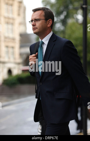 Andy Coulson, kommt im Old Bailey Stockfoto