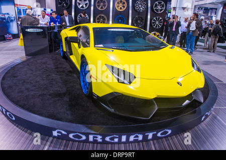 Sportwagen auf der SEMA Show in Las Vegas Stockfoto