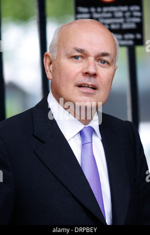 Iain Duncan Smith MP, Secretary Of State for Work and Pensions kommt in der Downing Street für eine Kabinettssitzung am 3. Juli 2012. Stockfoto