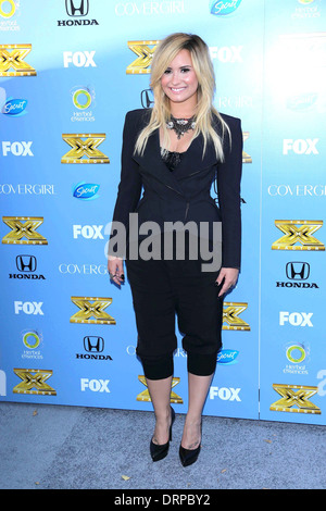 Demi Lovato am "X Factor" Staffel drei, die Cecconi, West Hollywood, CA 05.09.13 Stockfoto