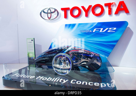 Das Toyota FV2 Concept Car auf der Toyota-Stand auf der CES in Las Vegas Show Stockfoto