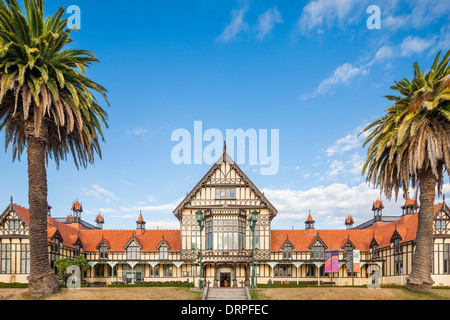 Rotorua Museum für Kunst und Geschichte in der ehemaligen Great South Seas Spa Bad Hausbau New Zealand Stockfoto