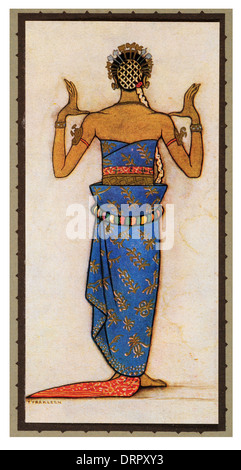 Schwedischer Künstler Tyra De Kleen.  Privater Tänzer des Sultan von Sourakarta. Java traditionellen heiligen Performer Jakarta Stockfoto