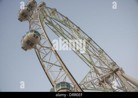 Das Melbourne Star-Riesenrad in der Waterfront City-Bezirk in den Docklands von Melbourne eröffnet 23.12.2013 Stockfoto