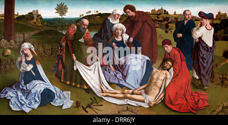 Klagelieder 1450 Petrus Christus1410-1476 Niederlande Niederlande Stockfoto