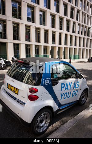 Car2go Carsharing-Services, London, UK Stockfoto