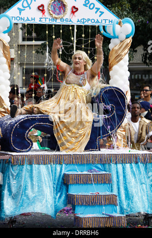 Berühmten Karneval von Limassol, Akrotiri Bay, Zypern. Stockfoto