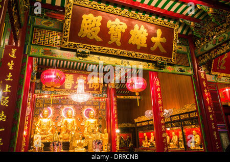 Bangkok, Thailand. 31. Januar 2014. Chinesisches Neujahrsfest in Bangkok Chinatown, Yaowarat. Bildnachweis: Kmt rf/Alamy Live-Nachrichten Stockfoto