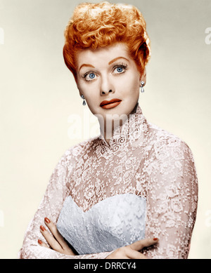 LUCILLE BALL (1911 – 1989), US Film, und TV-Schauspielerin und Produzentin über 1950 Stockfoto