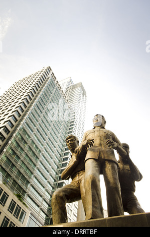 Ninoy Aquino Monument in Makati, Philippinen Stockfoto