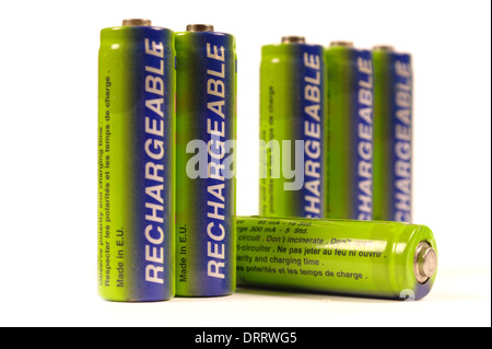 Batterien-Zeile Stockfoto