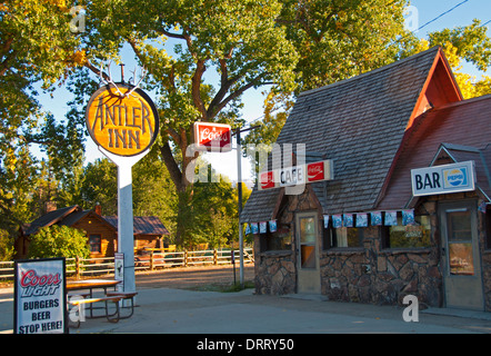 Geweih Inn, Shell, Wyoming Stockfoto