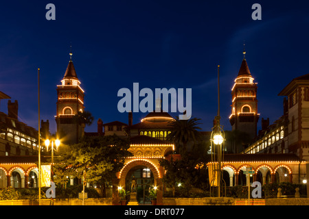 Alten Ponce de Leon Hotel jetzt Flagler College, St. Augustine, Florida Stockfoto