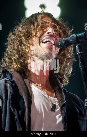 Mailand Rho. 4. Juni 2012. Die US-amerikanische Rock-Band SOUNDGARDEN tritt bei Arena Fiera di Milano Stockfoto