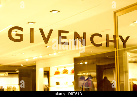 Givency Shop, Luxus-Marke shopping Stockfoto