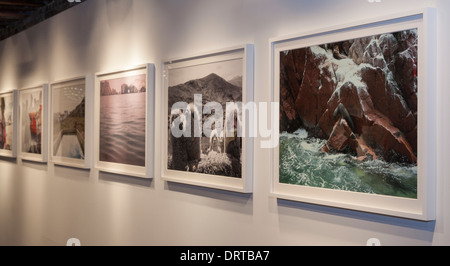 Atmosphäre im The Luxury Collection Hotels & Resorts Ausstellungseröffnung "Bilderreise PERU" von Helena Christensen Stockfoto