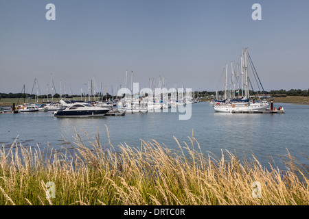 Burnham auf Crouch Marina, Essex England Stockfoto