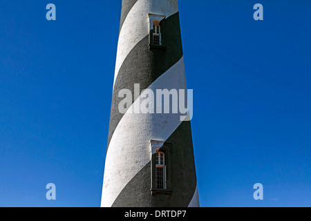 Die Saint Augustine Lighthouse auf Anastasia Insel 1874 gebaut und entworfen von Paul J. Pelz, steht 165 Fuß (50 Meter) hoch. Stockfoto