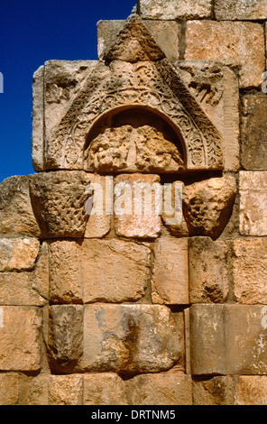 Anjar Libanon römischen Ruinen von Calif Malik im 8. Jahrhundert Umayyaden im römischen Stil gebaut Stockfoto