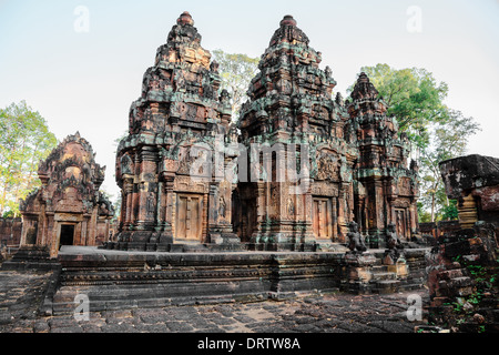 Banteay Srey Tempel in Siem reap, cambodi Stockfoto