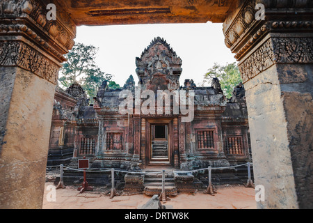 Banteay Srey Tempel, Siem reap, Kambodscha Stockfoto