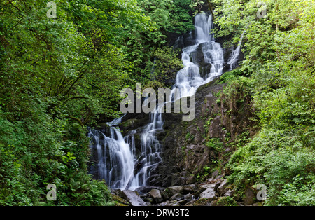 Torc Wasserfall im Killarney National Park auf dem Ring of Kerry, County Kerry, Irland Stockfoto