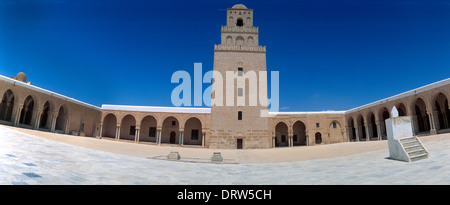 Kairouan Tunesien Sidi Oqba-Moschee Moschee Stockfoto