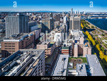 Yokohama, Japan Veiwed von oben. Stockfoto