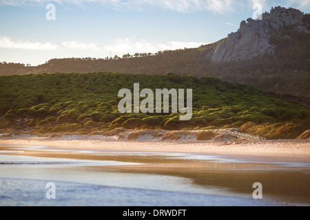 Traum Strand von Bolonia, Tarifa, Andalusien Spanien Stockfoto