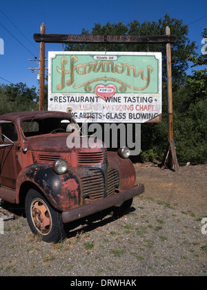 Harmonie ist eine kleine Stadt in Kalifornien, USA Stockfoto