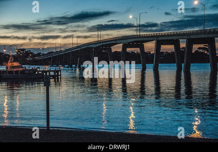 Das San Remo-Brücke nach Phillip Island Cowes Australien Stockfoto