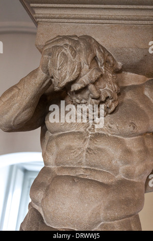 Skulpturen im Innern der Schloss Christiansborg Kopenhagen Dänemark Stockfoto