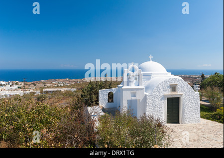 Kirche in östlichen Santorini Griechenland Stockfoto