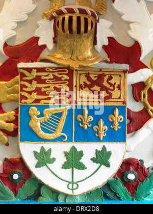 Wappen von Detail. Stockfoto