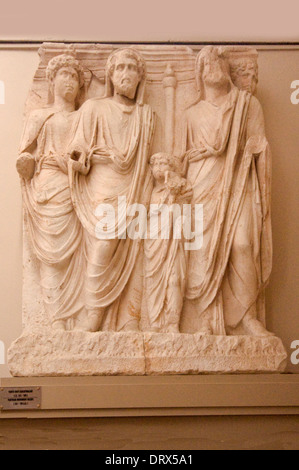 Asien, Türkei, Selçuk, Ephesos-Museum, Partherdenkmal Reliefs (161-180 n. Chr.) Stockfoto