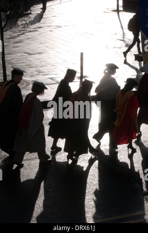 Die Prozession der Akademiker, Abschlusstag Warwick University, UK Stockfoto