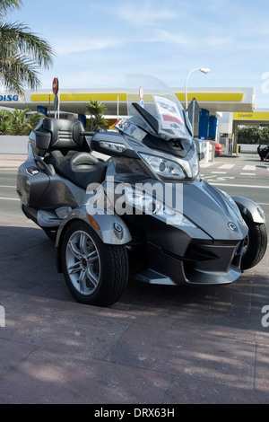 BRP kann Am Rad-Touren drei Spyder Roadster Stockfoto