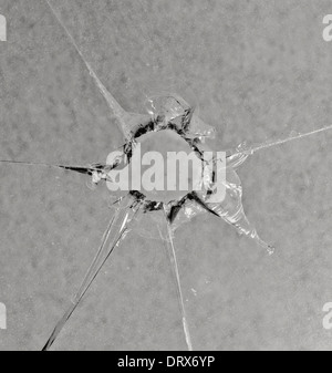 Loch Glas erschossen. Nahaufnahme Stockfoto