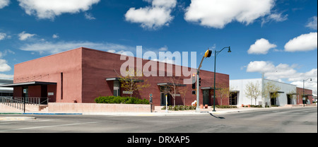 Railyard Galerien, Santa Fe, New Mexico, Vereinigte Staaten Stockfoto