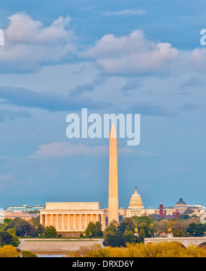 Sehenswürdigkeiten in Washington DC Stockfoto