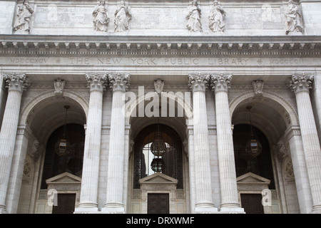 Die New York Public Library, November 2013 Stockfoto