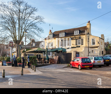 Die Barmy Arme, ein traditionelles englisches Pub in Twickenham, London Borough of Richmond upon Thames, Greater London, Middlesex UK Stockfoto