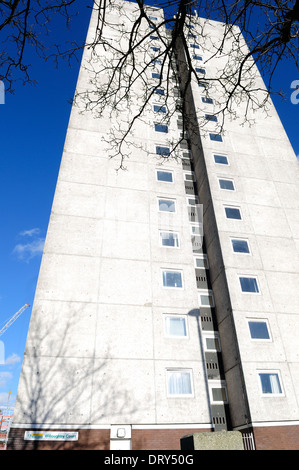 Lenton Wohnungen Sanierung, Nottingham 2014. Stockfoto