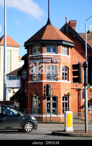 Das berühmte Trent Bridge Inn, Nottingham, UK. Stockfoto