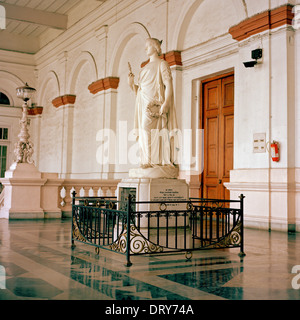 Statue der Königin Victoria, Indian Museum. Kalkutta, Indien Stockfoto