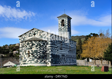 San Michele de Murato, Korsika, Frankreich. Stockfoto