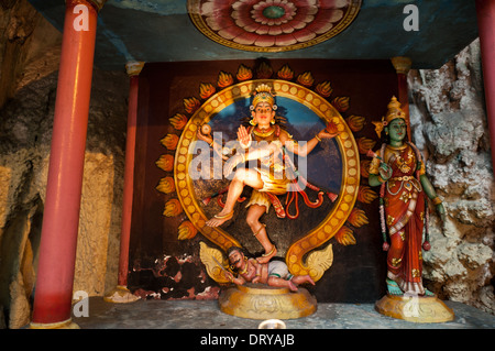 Hindu-Schrein in Batu Höhlen, Malaysia Stockfoto