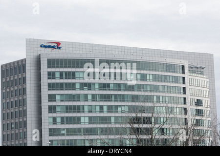 Das Hauptquartier der Capital One Bank in McLean, Virginia. Stockfoto