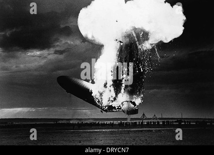 Hindenburg-Katastrophe Stockfoto